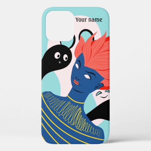 Coques Case-Mate iPhone Alien avec des amis imaginaires Éffrayants (Verso)