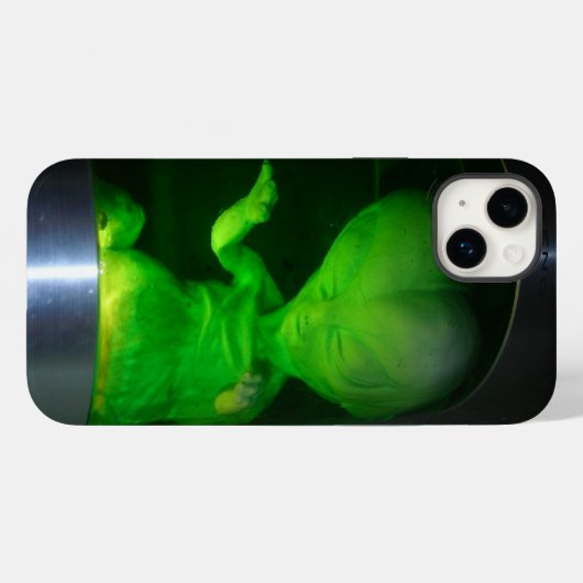 Coques Case-Mate iPhone Alien dans un pot (Verso (horizontal))