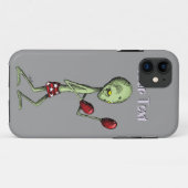 Coques Case-Mate iPhone Alien de boxe (Dos (Horizontal))