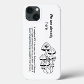 Coques Case-Mate iPhone Alien de champignons  (Verso)