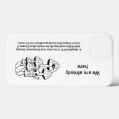 Coques Case-Mate iPhone Alien de champignons  (Verso (horizontal))