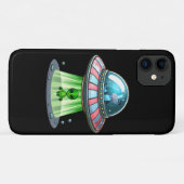 Coques Case-Mate iPhone Alien enlevant une vache (Dos (Horizontal))