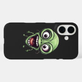 Coques Case-Mate iPhone Alien fou drôle (Verso (horizontal))