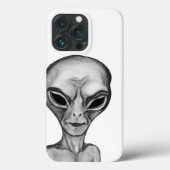 Coques Case-Mate iPhone Alien gris (Verso)