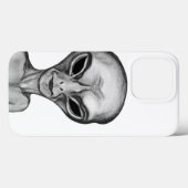 Coques Case-Mate iPhone Alien gris (Verso (horizontal))