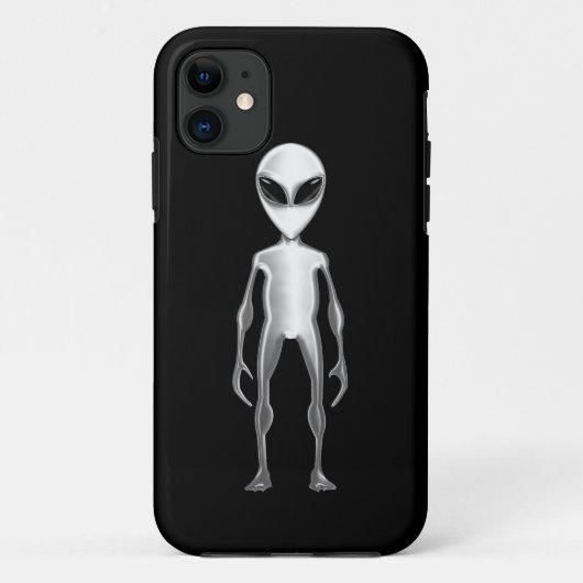 Coques Case-Mate iPhone Alien gris (Dos)