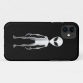 Coques Case-Mate iPhone Alien gris (Dos (Horizontal))