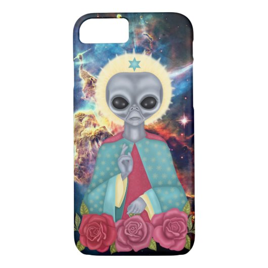 Coques Case-Mate iPhone Alien gris (Dos)
