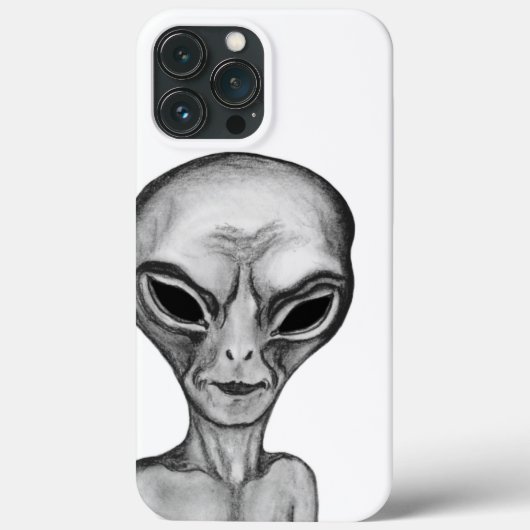Coques Case-Mate iPhone Alien gris (Verso)