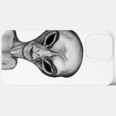 Coques Case-Mate iPhone Alien gris (Verso (horizontal))