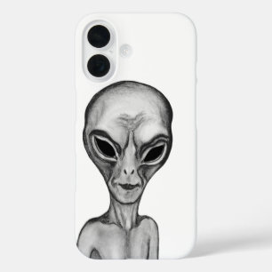 Coques iPhone 16 Alien gris, je veux croire
