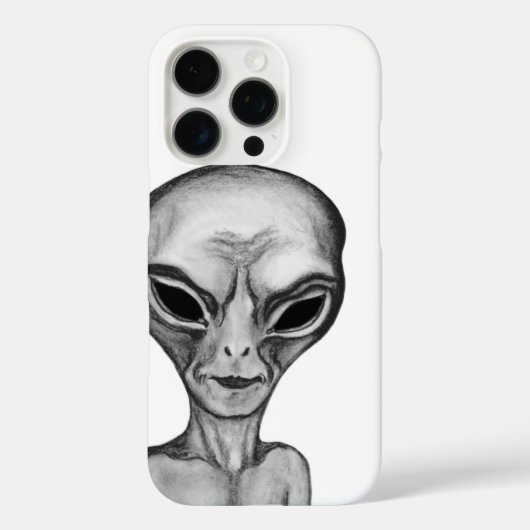 Coques Case-Mate iPhone Alien gris, je veux croire (Verso)