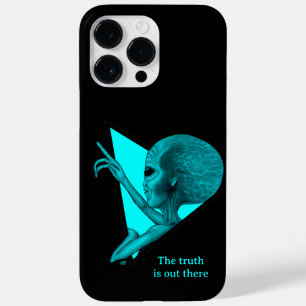 Coque Pour Pour iPhone 14 Pro Max Alien gris, la vérité est là