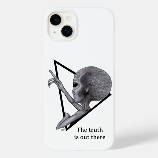 Coques Case-Mate iPhone Alien gris, la vérité est là (Verso)