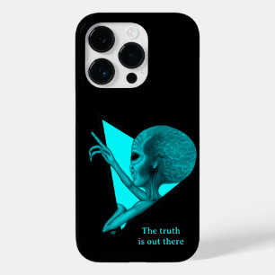 Coque Pour iPhone 14 Pro Alien gris, la vérité est là