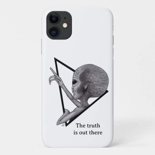 Coques Case-Mate iPhone Alien gris, la vérité est là (Dos)