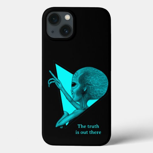 Coques Case-Mate iPhone Alien gris, la vérité est là (Verso)