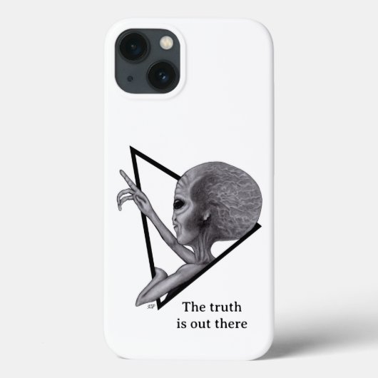 Coques Case-Mate iPhone Alien gris, la vérité est là (Verso)