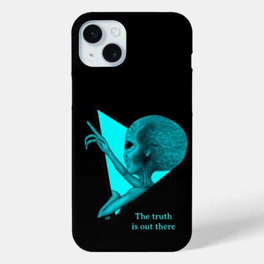 Coques Case-Mate iPhone Alien gris, la vérité est là (Verso)