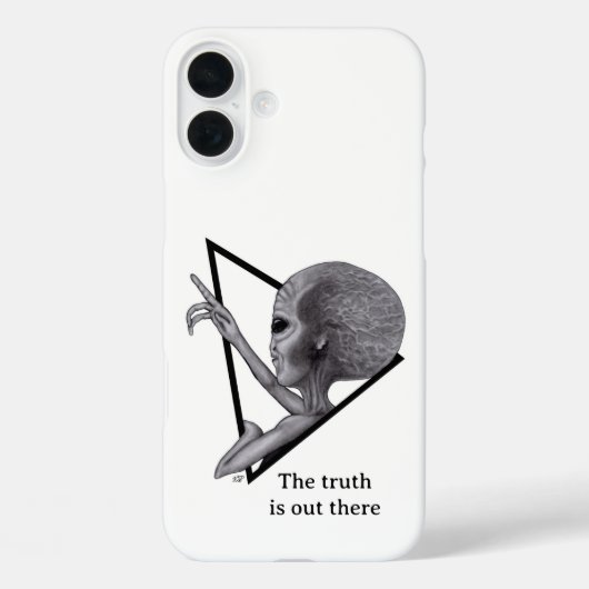 Coques Case-Mate iPhone Alien gris, la vérité est là (Verso)
