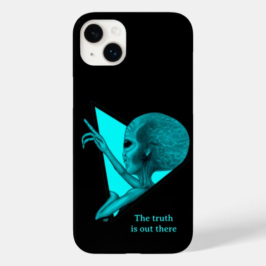 Coques Case-Mate iPhone Alien gris, la vérité est là (Verso)