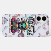 Coques Case-Mate iPhone Alien ici pour le café (Verso (horizontal))