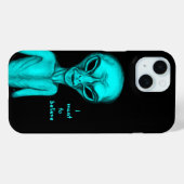 Coques Case-Mate iPhone Alien, je veux croire (Verso (horizontal))