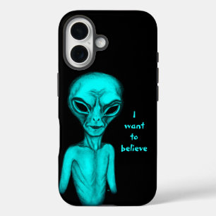 Coques iPhone 16 Alien, je veux croire