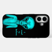 Coques Case-Mate iPhone Alien, je veux croire (Verso (horizontal))