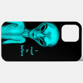 Coques Case-Mate iPhone Alien, je veux croire (Verso (horizontal))