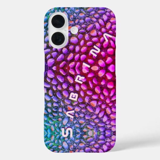 Coques Case-Mate iPhone Alien Lizard Stonphone avec votre nom (Verso)