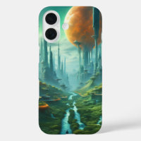 Alien Nature & Futuriste Ville Surreal Sci-Fi Art