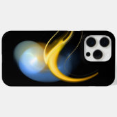 Coques Case-Mate iPhone ALIEN PEARL Bleu Blanc Jaune Noir (Verso (horizontal))