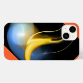 COQUES Case-Mate iPhone ALIEN PEARL BLUE ORANGE JAUNE BROWN (Verso (horizontal))