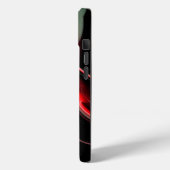 Coques Case-Mate iPhone ALIEN PEARL MONOGRAM Red Green Fractal (Verso / Gauche)