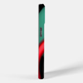 Coques Case-Mate iPhone ALIEN PEARL MONOGRAM Red Green Fractal (Verso / Droite)