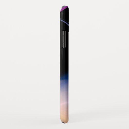 Coques Case-Mate iPhone ALIEN PEARL monogramme violet (Dos/Droite)