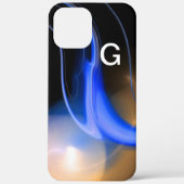 Coques Case-Mate iPhone ALIEN PEARL monogramme violet (Verso)