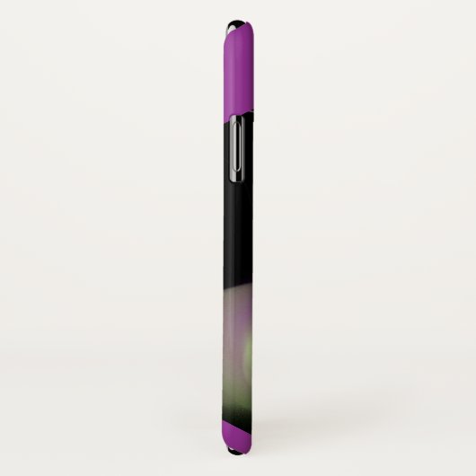 Coques Case-Mate iPhone ALIEN PEARL noir violet (Dos/Droite)