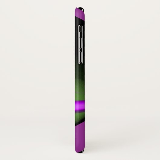 Coques Case-Mate iPhone ALIEN PEARL noir violet (Dos/Gauche)