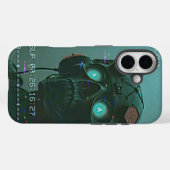 Coques Case-Mate iPhone Alien rétro sur le magnétoscope (Verso (horizontal))