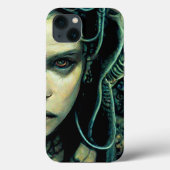 Coques Case-Mate iPhone Alien Tech Girl Science Fiction (Verso)