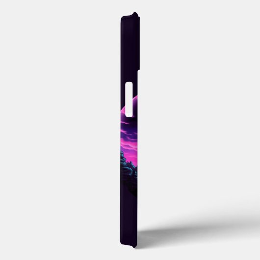 Coques Case-Mate iPhone Alien vaisseau spatial rétro futuriste (Verso / Droite)