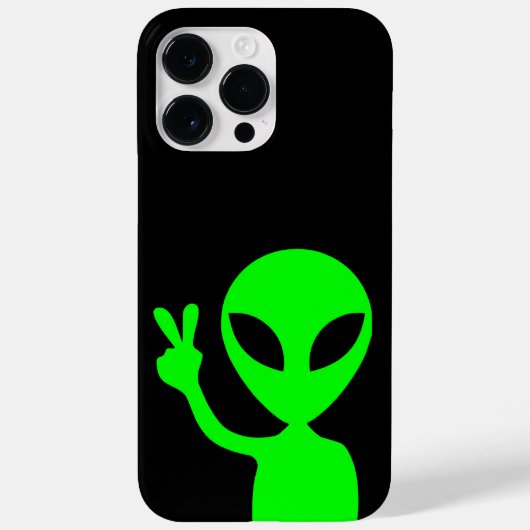 Coques Case-Mate iPhone Alien vert (Verso)