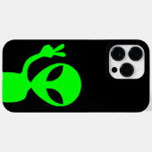 Coques Case-Mate iPhone Alien vert (Verso (horizontal))
