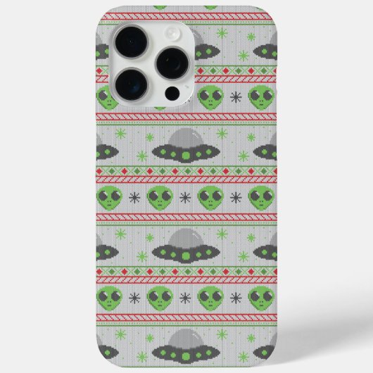 Coques Case-Mate iPhone Alien Vilain Sweat de Noël (Verso)