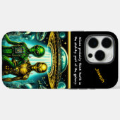 Coques Case-Mate iPhone Aliens à Area 51 Night Sky (Verso (horizontal))