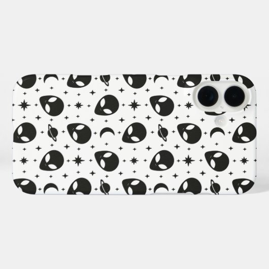 Coques Case-Mate iPhone Aliens and Stars (Verso (horizontal))
