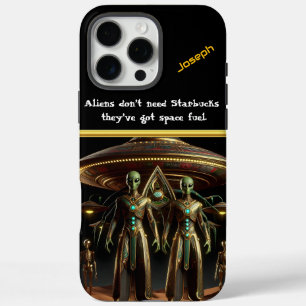 Coques iPhone 16 Pro Max Aliens enquêtent sur la zone 51 Secrets