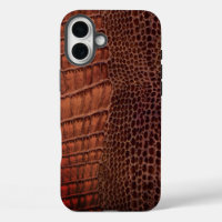 Aligator Classic Reptile en cuir (Faux)